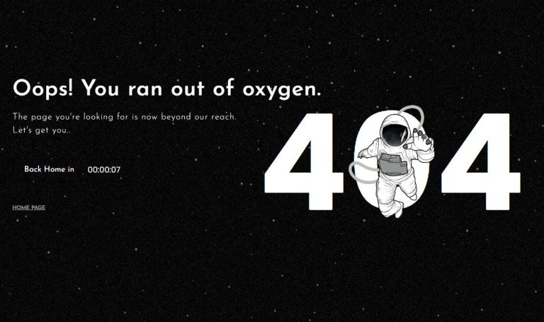 השראות לעמודי שגיאת 404